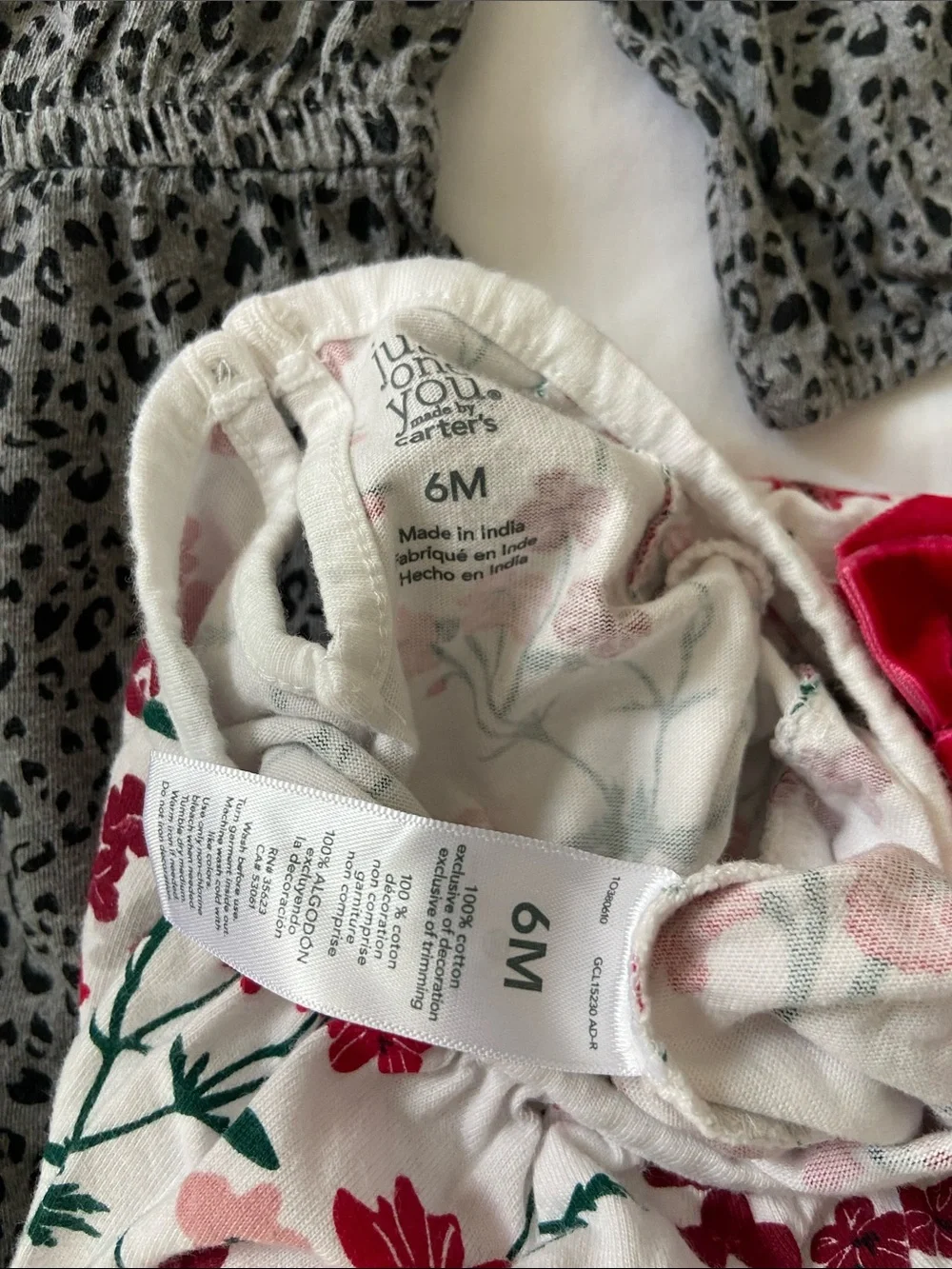 Baby Girls Mixed Romper & Outfit Bundle - Pink, Floral, Gray, Cream - Picture 5 of 7